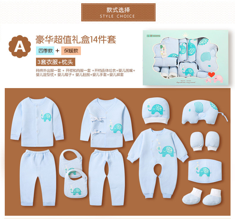 Coffret cadeau pour nouveau-né - Vêtements + Accessoires - Ref 1959378 Image 17