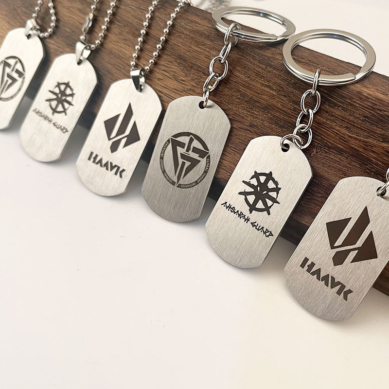 Delta Operation Peripheral Pendant Hafke G.T.I. Asala Stainless Steel Game Student Backpack Accessory
