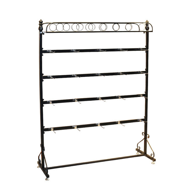 Iron sock shelf display rack display Nakajima mobile phone case jewelry sock hanger floor-standing multi-functional snack rack