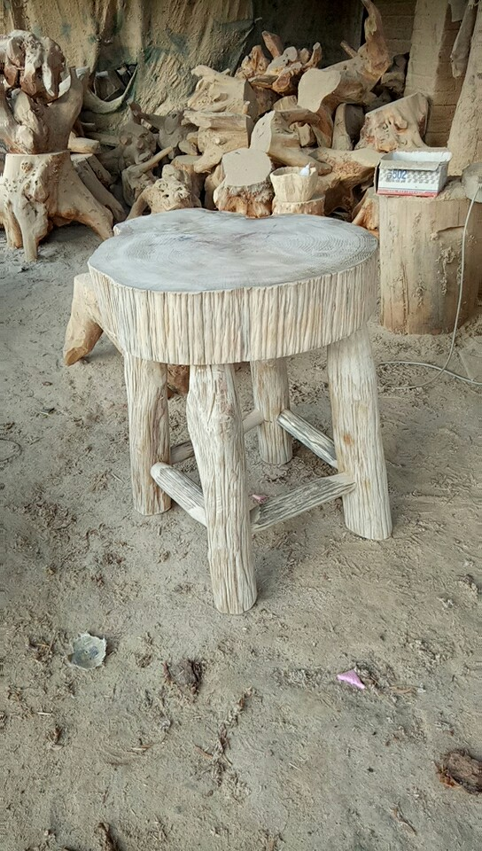 Trung Quốc linh sam chạm khắc phân cây gốc hoa đứng cơ sở ghế gỗ rắn gỗ khối gỗ gốc cây hình trụ bến tàu - Các món ăn khao khát gốc bàn ghế gốc cây đẹp