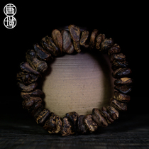 Tang Dynasty and Tang Dynasty hand-carved Guanyin Buddha statue Hei Qinan agarwood pendant a piece of Fidelity