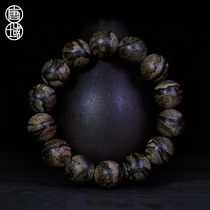 Tang dyadalagan agarwood hand string Beed Beed beads bracelet single circle men and women Natural Flower dense oil line old material