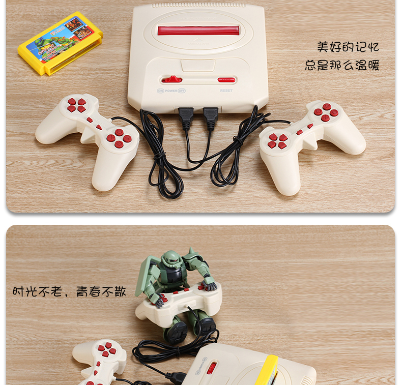 Cassidy FC màu đỏ và trắng máy hoài cổ đôi xử lý nhà TV card game máy old-fashioned 8-bit thẻ vàng với cổ điển 80 sau khi trò chơi video tay cầm chơi game xiaomi