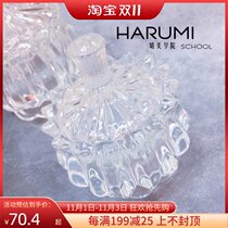 Japanese glass crystal storage Cup nail Cup big belly Cup creative personality trend multi-function photo props