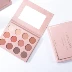 New Flame Mousse Rose Tấm Nàng tiên cá Ji 12 Màu Eye Shadow Pearl Matte Wine Red Earth Color Net Eyeshadow - Bóng mắt Bóng mắt