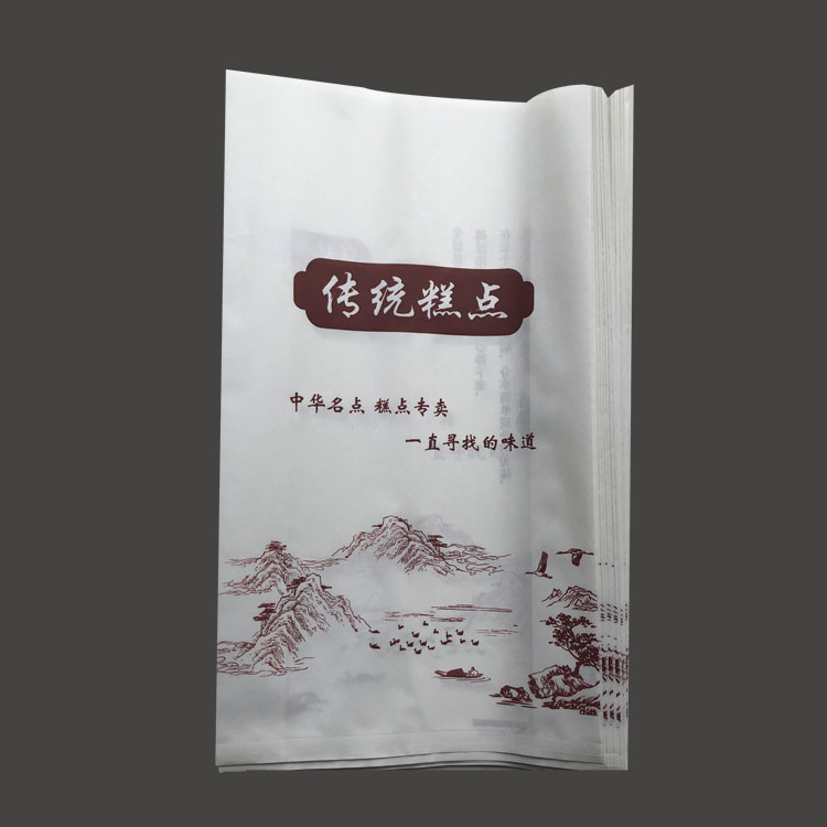 Paper bag {100 pcs} Grease-proof paper bag Scallion pancake packaging bag