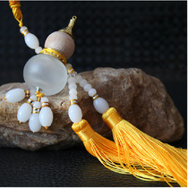 Car perfume Fulu pendant double whisker glazed gourd pendant men and women high-end car accessories car pendant