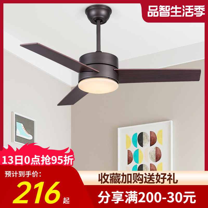 NORDIC FAN LIGHT CEILING FAN LIGHT DINING ROOM DECORATION ELECTRIC FAN PENDANT LIGHT LIVING ROOM SILENT HOME BEDROOM WITH LAMP SMALL CEILING FAN