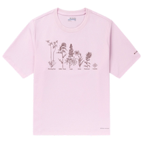 Columbia outdoor 24 printemps et été nouveau T-shirt de sport à manches courtes imprimé absorbant lhumidité pour femmes AP3242