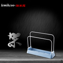 Pot cover rack with water tray Kitchen supplies storage rack Cutting board rack Cutting board rack Storage rack Chopping board rack