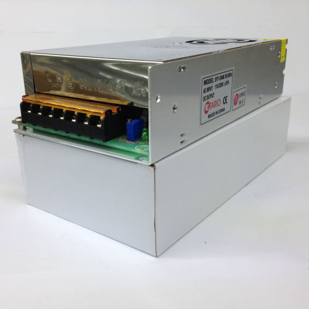 0-5V adjustable switching power supply 5V40A Industrial iron shell LED light strip lamp with power display 200W Transformers