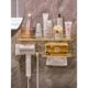 Hairdryer storage rack bathroom washbasin without punching storage toilet bathroom stand bathroom stand wall hanger