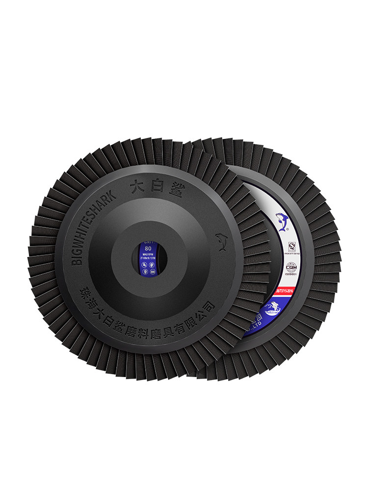 White Shark 100 Thickened Calcined Sanding Disc for Angle Grinder, Polishing Disc for Stainless Steel