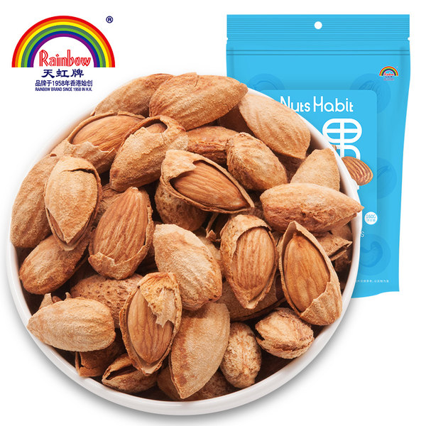 天虹牌 盐焗带壳巴旦木 160g 天猫优惠券折后￥13.8包邮（￥33.8-20）