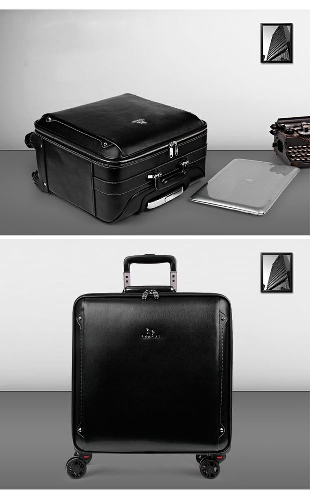Trường hợp xe đẩy da vali nam phổ bánh xe vali da vali nữ 20 inch mật khẩu nội trú hộp nhỏ - Va li giá vali kéo loại to