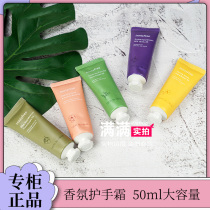 Korean Innisfree Yue Shi Fengyin Hand Cream 50ml Olive Honey Green Tea Camellia