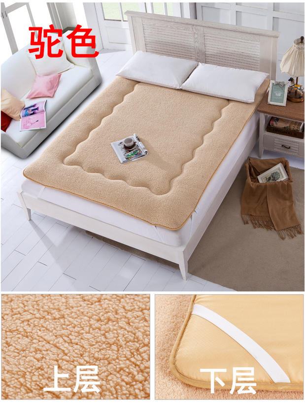 Dày tatami nệm đơn nệm sinh viên ký túc xá có thể gập lại 1,2 m 1,5 m 1,8 đôi nệm pad là - Nệm nệm cao su non american