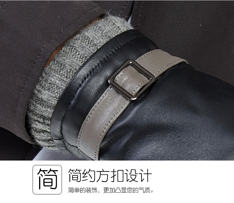 Gants pour homme      en peau de mouton - Ref 2782427 Image 9