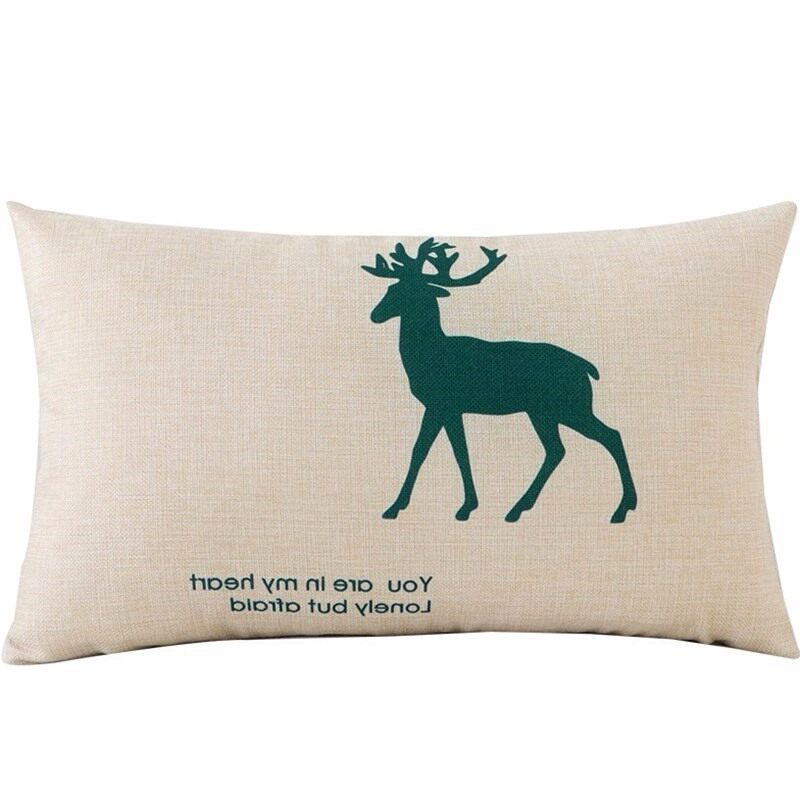 European-style sofa pillow rectangular cushion pillow cover with core living room bedside waist back home large 40x60