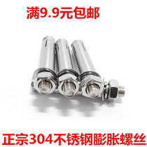 304 stainless steel expansion screw external expansion bolt explosion M6M8M10M12 * 60*80*100