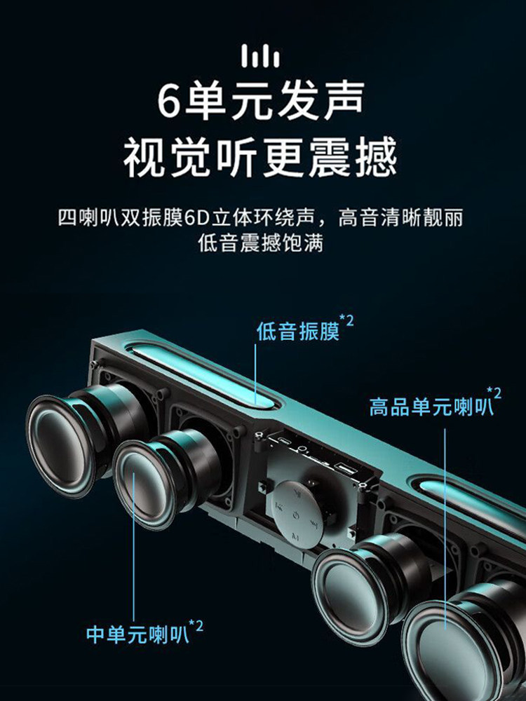 [Computer Companion] Sony Ericsson Computer Speaker Home Desktop Bluetooth Clock Laptop Subwoofer