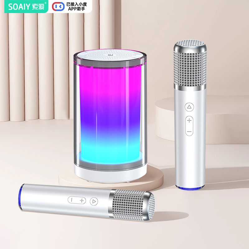 [Ai Xiaodu Home Ktv]Sony Ericsson Microphone Integrated Wireless Bluetooth Speaker for Singing Karaoke New Model