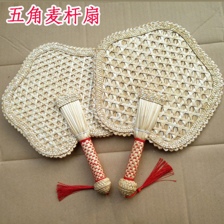 40HP批发手工扇 蒲草扇子编织扇手编大蒲扇小蒲扇 草席扇草编扇子-阿里巴巴