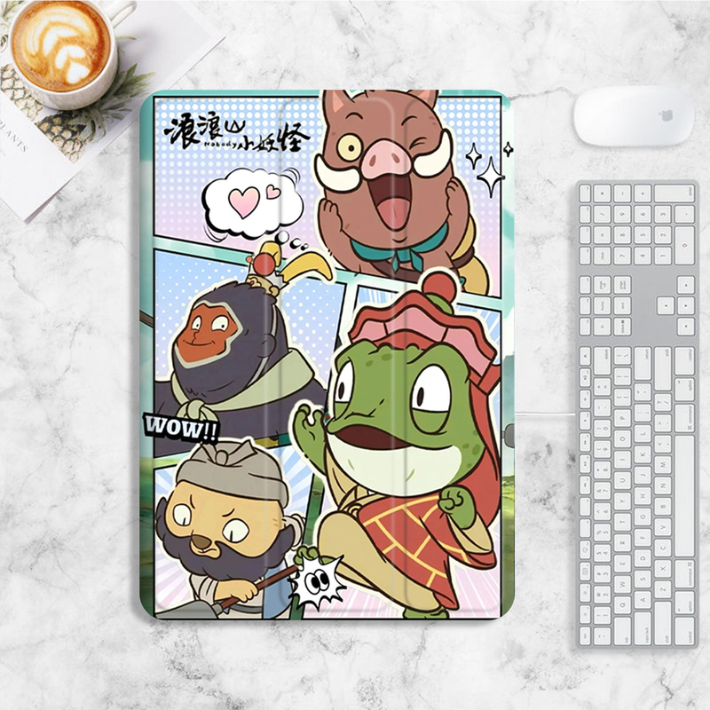 Langlang Mountain Little Monster iPad Protective Case for 11Th/7Th/8Th/9Th Generation 10.2 Tablets, Compatible with Apple 2025 Pro 12.9/ 13inch Air6/7 iPad Protective Case Mini4/5 Langlang Mountain Little Monster iPad Protective Case for 11Th/7Th/8Th/9Th Generation 10.2 Tablets, Compatible with Apple 2025 Pro 12.9/ 13inch Air6/7 iPad Protective Case Mini4/5