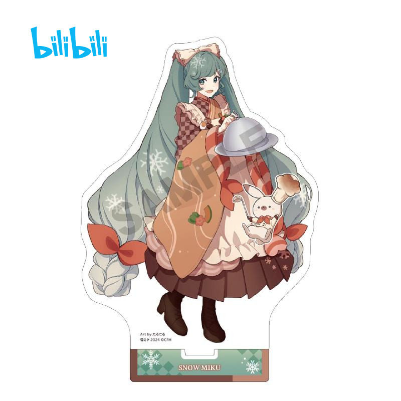 Bilibilibilibili's New Product Vocaloid Snow Miku Snowmiku Acrylic Stand