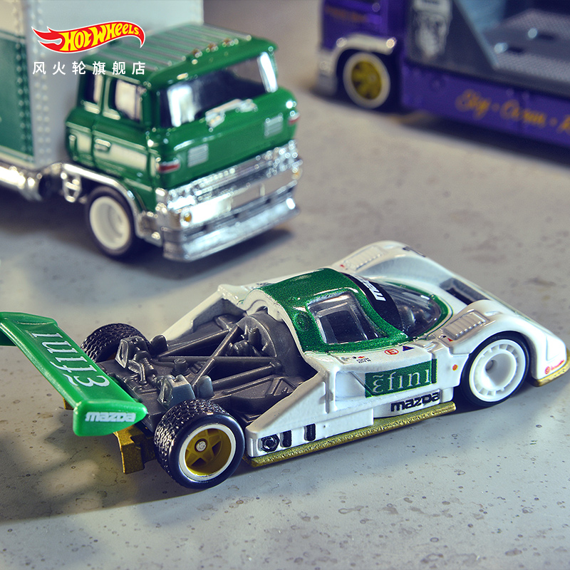 Hot Wheels 风火轮 汽车文化运输系列 FLF56-986J 重型运输车队模型玩具 4套装 ¥348.77