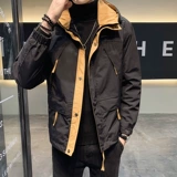 Демисезонная осенняя трендовая модная куртка для отдыха с капюшоном, коллекция 2021, в корейском стиле