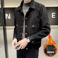 Зимняя куртка, бархатный трендовый пуховик, коллекция 2021, увеличенная толщина