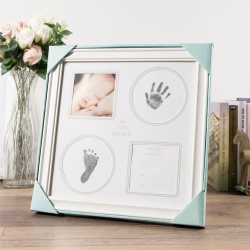 Детские отпечатки рук и ног, чернильная подушечка, отпечаток рук, памятная детская фоторамка для новорожденных, подарок на день рождения