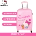 Trường hợp xe đẩy trẻ em Hellokitty phổ quát bánh xe cô gái dễ thương vali 16 inch hoạt hình vali trường hợp lên máy bay - Va li Va li