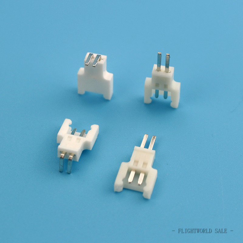 2.0间距立式插头 2PIN弯针51005直针插座 插件pcb微型连接器51006