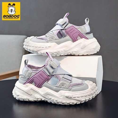 Летние детские спортивные сандалии, сумка для обуви, обувь, подходит для подростков, мягкая подошва