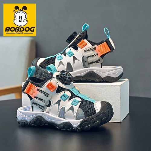 Детские летние сандалии, детская сумка, пляжная обувь для мальчиков, подходит для подростков