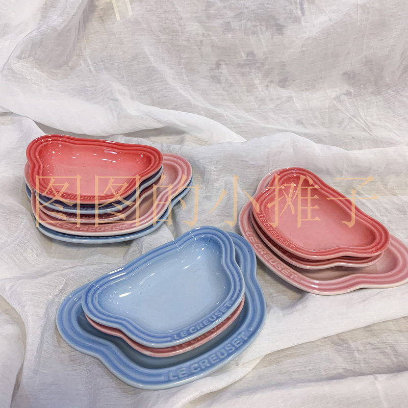 French Color K Home Foreign Trade Gradual Ceramic Mini Plate Bear Bear Bear