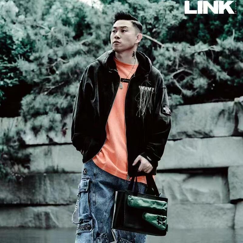 Mwm Kimura Jinghong Ooxoo.Net Trendy Spanish Brand Spring and Autumn Tassel Logo Zipper Hoodie