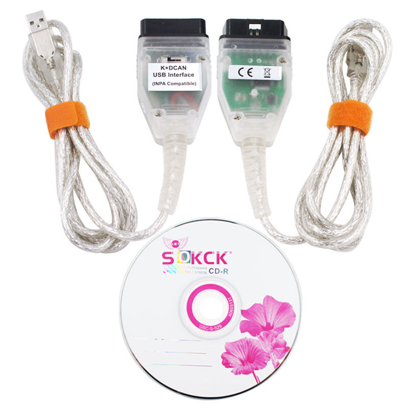 BBMW INPA K DCAN BMW white blue board E series Formula design brush hidden diagnostic line with switch