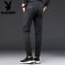 Quần Playboy nam co giãn giản dị mùa xuân và mùa thu Quần lọt khe nam phiên bản Hàn Quốc theo xu hướng của các mẫu lưới trẻ trung - Quần mỏng quần áo thời trang Quần mỏng
