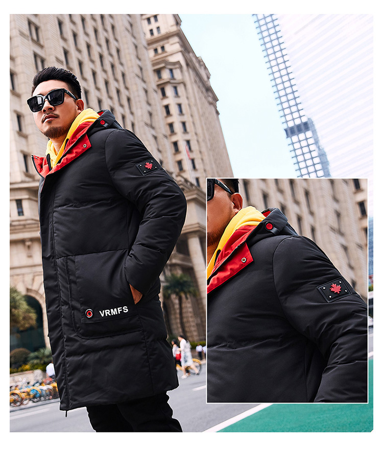 Quần áo cotton oversize mùa đông quần áo nam cộng với phân bón XL thủy triều thương hiệu chất béo cotton ấm áo béo người mùa đông - Cực lớn quần lót nam