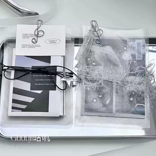 Высококачественная серебряная скрепка для банкнот, креативная упаковка, высококачественная декоративная фиксированная закладка для блоггера в том же стиле