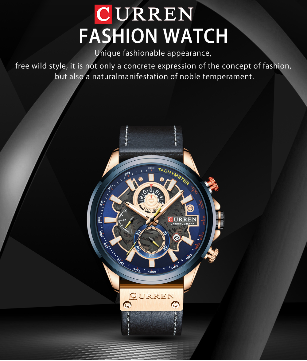 Montre tendance étanche Curren - Ref 3431810 Image 6