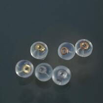 Color gold 18K yellow white rose silicone ear plug fashion pop ear cap ear buckle earplug accessories AU750