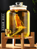Glass Wine Bottle for Infusing Liquor, 10kg, 15kg, 25kg, Household Use, with Spigot, for Ginseng and Medicinal Liquor, Wine Pot, Wine Bottle