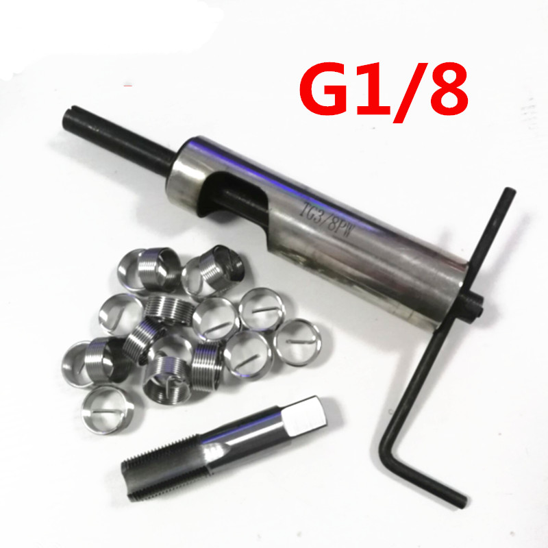 55 degree cylindrical seal pipe thread 304 stainless steel wire screw sleeve RpG1 8 braces tap mounting wrench