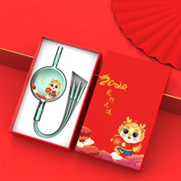 Металлическая зеленая подарочная коробка, «три в одном»