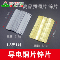 Frog the Great New Copper Sheet Zinc Sheet Conductive Copper Sheet Zinc Sheet Technology Small Making Conductive Model