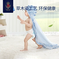 蒂爱 Детское хлопковое марлевое банное полотенце для новорожденных, мультяшное летнее одеяло, детский плащ